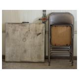 Folding Table & Chairs