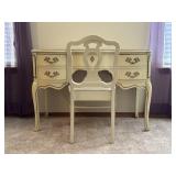 Vintage French Provincial Style Vanity Set