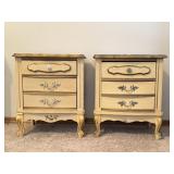 Vintage French Provincial Style Nightstands