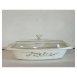 Vintage Pyrex Golden Honeysuckle Casserole Dish