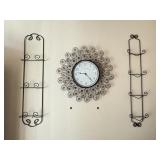 Wall Clock & Plate Holders