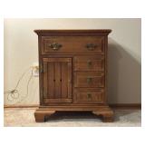 Vintage Empire Wood Nightstand