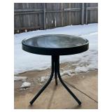 Green Metal Side Table