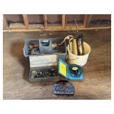 Grease Gun, Tools & Grinding Wheels