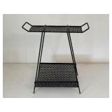 Metal Black Mid Century Modern Plant Stand