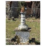 Lighthouse & Cement Pedestal