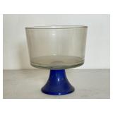 Cobalt Blue Trifle Bowl