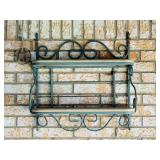 Metal & Wood Wall Shelf