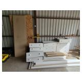 White Wood Dressers & Scrap Wood
