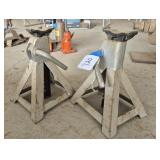 2 -  Steel Adjustable Jack Stand