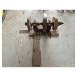 Vintage Metal Grinding Wheel