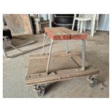 Wooden Creeper Seat with Wheels