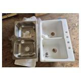 2 -  Kitchen Sinks, Acrylic and Stainless Steel