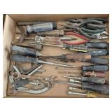Assorted Hand Tools Wrenches Screwdrivers