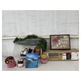 Christmas Decorations & 4-Ft Christmas Tree