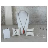 Necklace, Bracelet, Earrings & Watch