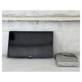 24 in LG TV & Polaroid DVD Player