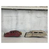 Vintage Wyandotte Pressed Steel Taxi & Ambulance