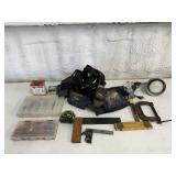 Tool Belt, Clamp Square, Ruler & Fasteners