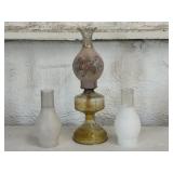 Oil Lamp & Hurricane Shades