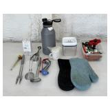 Cookie Cutters & Metal Water Bottle