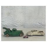 Cast Iron Wrecker & Pressed Steel Speedster