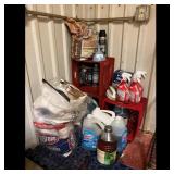 Cleaning Supplies and Charcoal