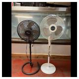 Holmes Stand Fans - Black and White Plastic