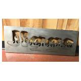 "Jiggs" Custom Metal Sign