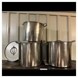 Stainless Steel Stock Pots with Lid