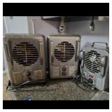Geneva & Soleil Metal Space Heaters