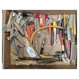 Assorted Hand Tools Lot Pliers Screwdrivers