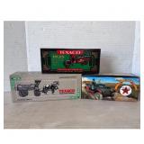 3 ERTL Texaco Die-Cast Coin Banks