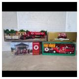4 Ertl Texaco Die-Cast Metal Banks