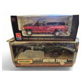 Large Matchbox & Ertl Diecast Trucks