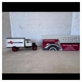 2 Die-Cast Metal Truck Coin Banks