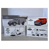 4 First Gear Die-Cast Trucks