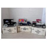 Ertl Die-Cast Banks - Set of 3