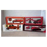 4 Ertl Phillips 66 Die-Cast Coin Bank Trucks