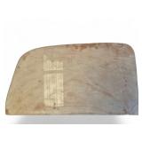 Vintage Cracked Glass Window for Truck Door