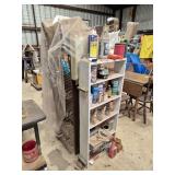 Metal Display Rack & Wood Shelf