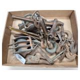 Metal Hoists & Hooks Lot