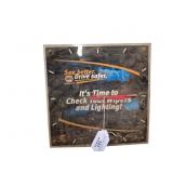 NAPA "See Better Drive Safer" Wall Clock