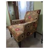 Floral Accent Chair