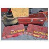 Hilti Tool Cases, Toolboxes, & Contents