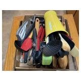 Assorted Kitchen Utensils with Yellow Holder
