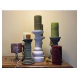 Assorted Pillar and Votive Candle Holders