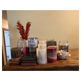 Assorted Candles and Decor