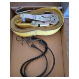 Ratchet Tie-Down Strap with Bungee Cords