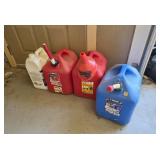 3- 5 Gallon Fuel Cans